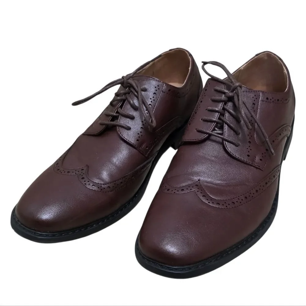 Nautica Men's Brown Lace Up Oxfords